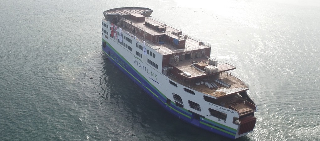 Wightlink's new flagship Victoria of Wight is launched!